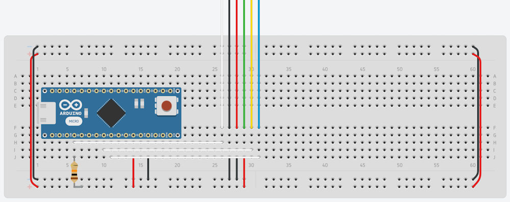 Connection of NXT split cable to Arduino Nano